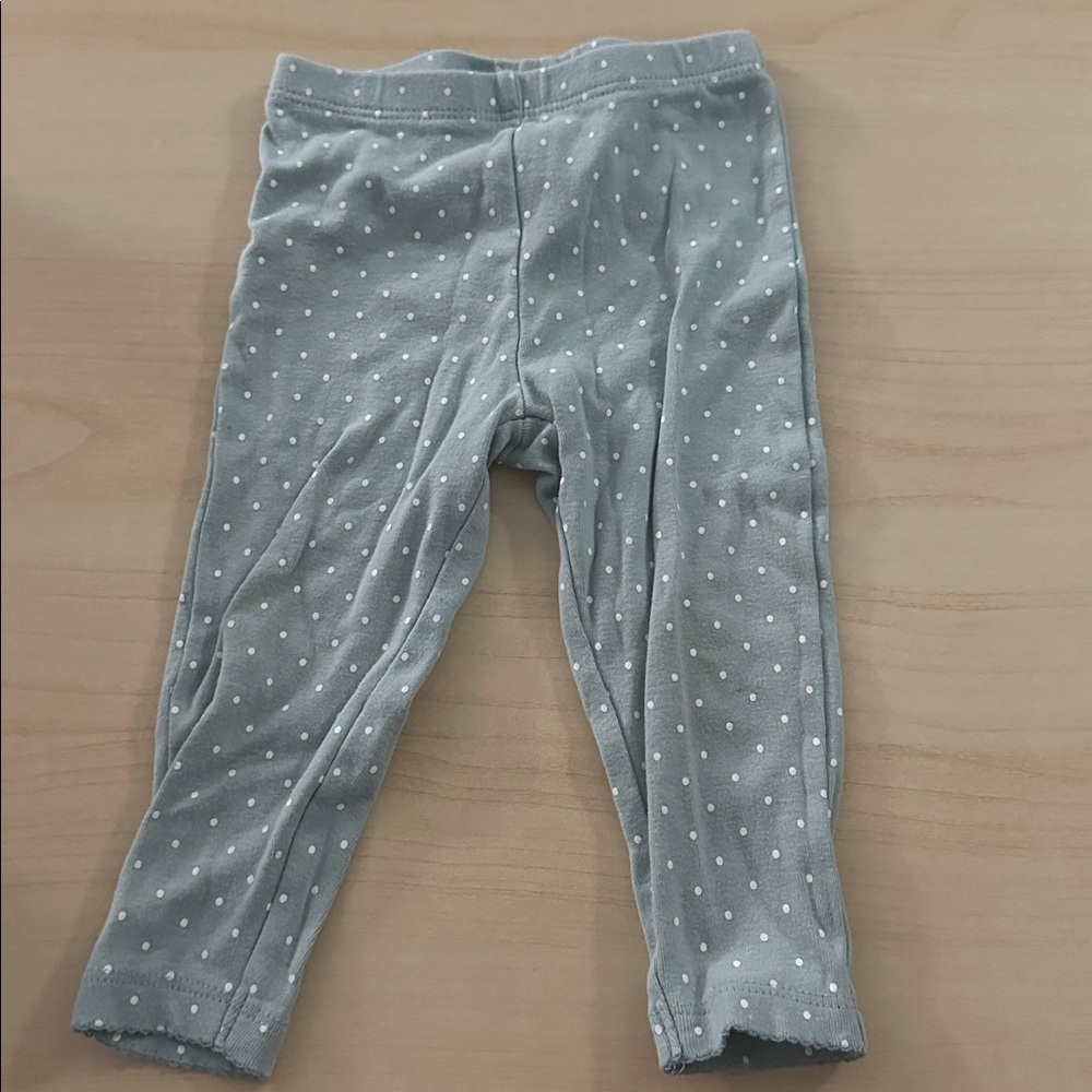 Carter's Blue Polka Dot Leggings